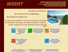 Tablet Screenshot of insertcasa.com